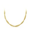 Two Simple Chain Silver Necklace SPE-5390
